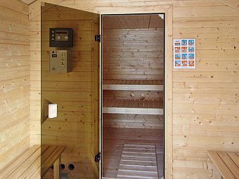 Die Sauna im Gartenhaus