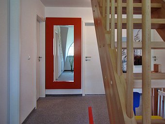 Die Galerie im Dachgeschoss