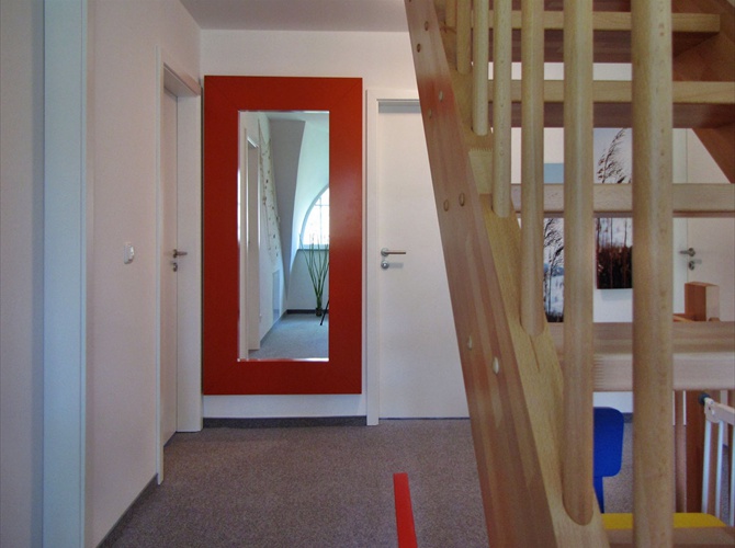 Die Galerie im Dachgeschoss