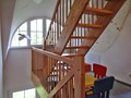 Die Galerie im Dachgeschoss