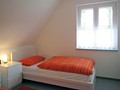 Ein Schlafzimmer im Dachgeschoss