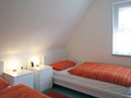 Ein Schlafzimmer im Dachgeschoss