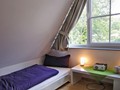 Das Schlafzimmer im ausgebauten Spitzboden